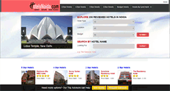 Desktop Screenshot of hotelsnoida.com