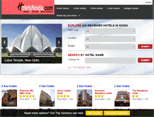 Tablet Screenshot of hotelsnoida.com